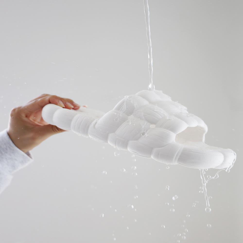 Quilted Bathroom Slippers White 260